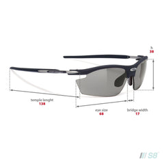 Rudy Project - Rydon Sunglasses / Matte Black / Impactx 2 Photochromic Black lens-Rudy Project-S8 Products Group