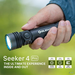 Olight Seeker 4 Pro Powerful Rechargeable Led Torch-Olight-S8 Products Group