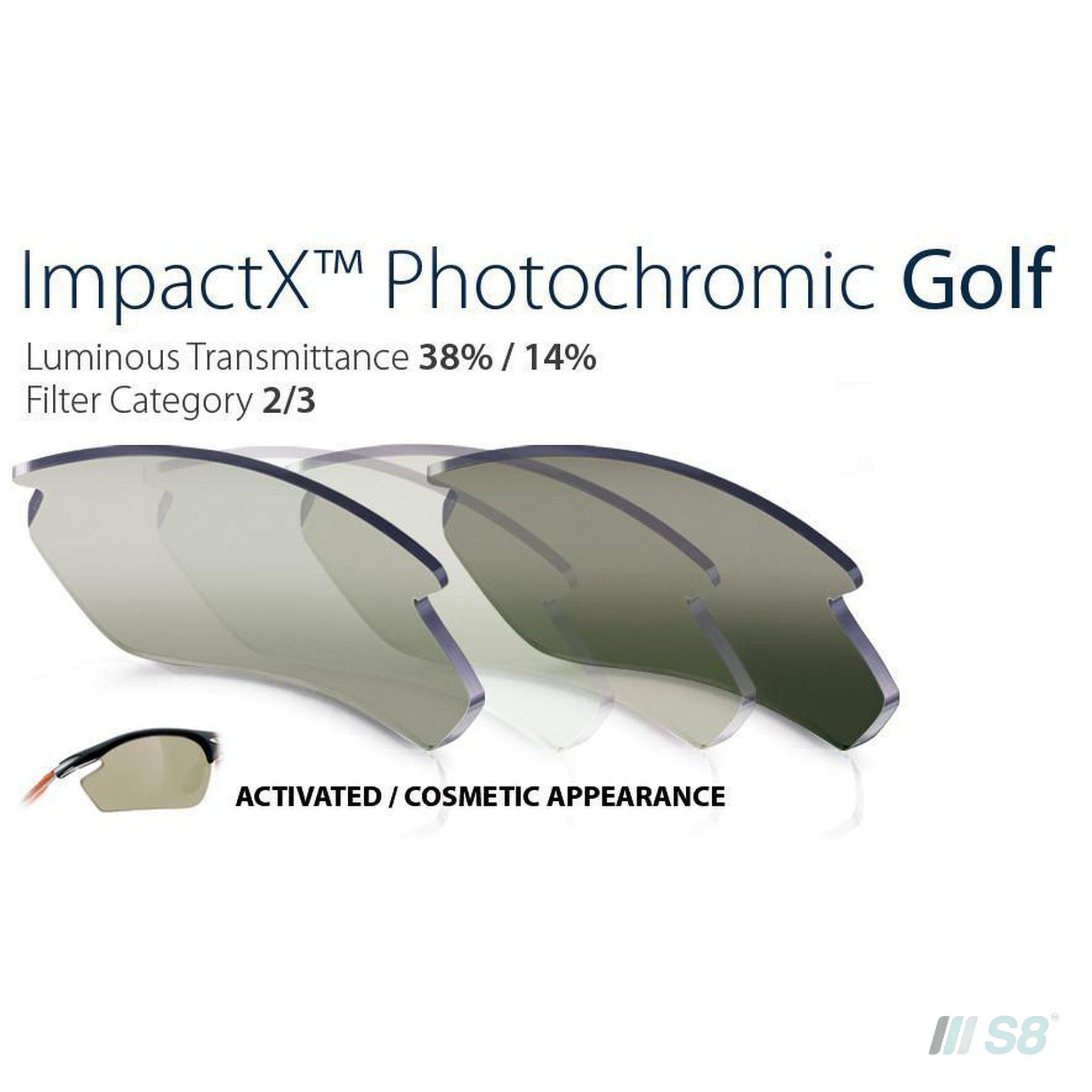 Rudy Project - Tralyx Sunglasses / White Gloss / Impactx Photochromic Golf Green lenses-Rudy Project-S8 Products Group