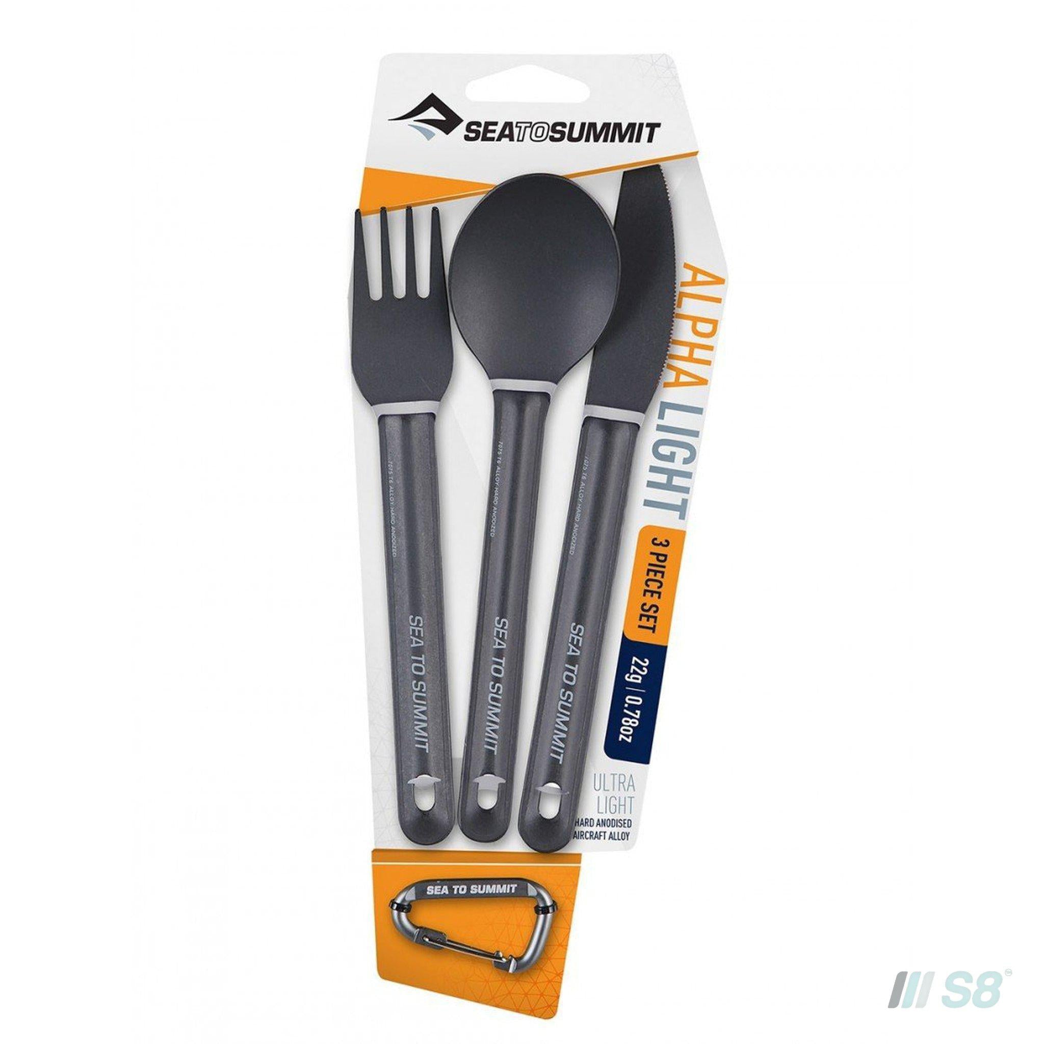 Sea To Summit Alphalight Cutlery Set 3Pc-STS-S8 Products Group
