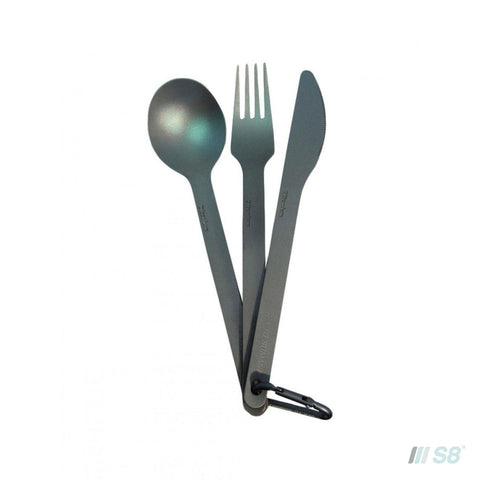SEA TO SUMMIT TITANIUM CUTLERY SET 3PCE-STS-S8 Products Group